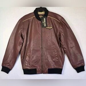 Harley-Davidson 120th Anniversary Goatskin Leather Jacket Men's Size 2XL New